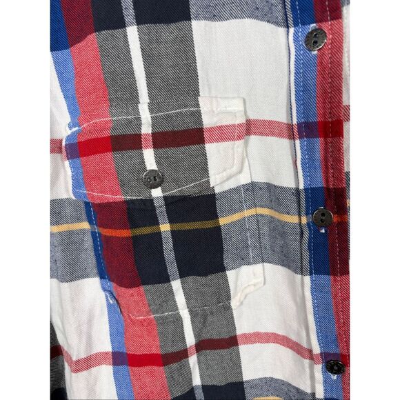 Current Elliot x Barneys New York button down flannel shirt size 1 size M - Picture 4 of 6